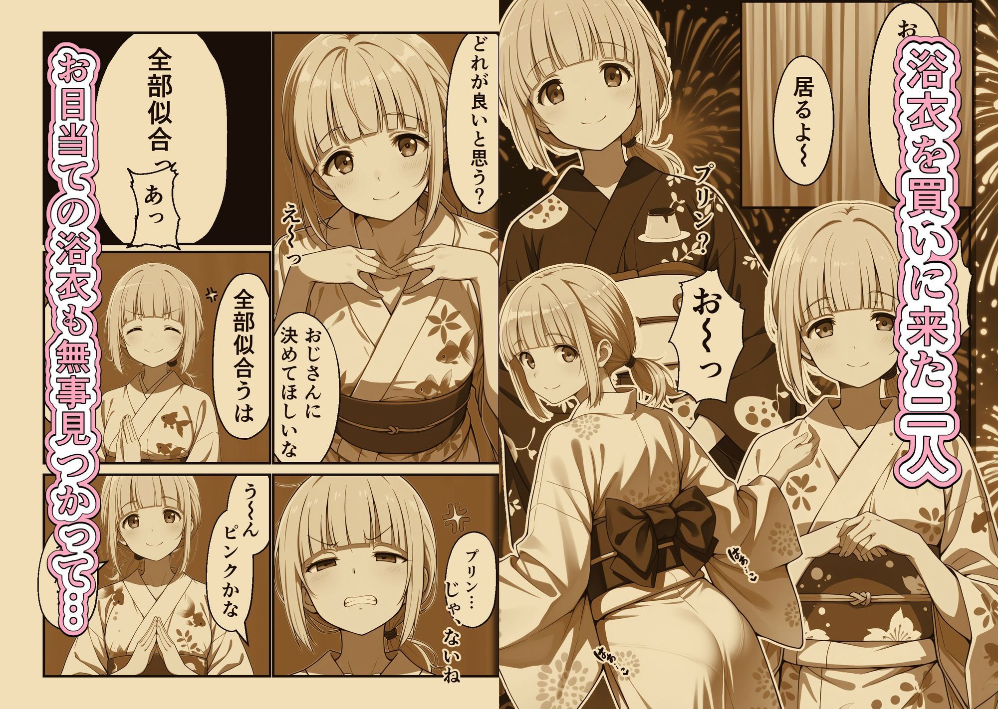 金髪ちゃんと夏祭り 〜浴衣デートで大興奮〜 試し読み 3