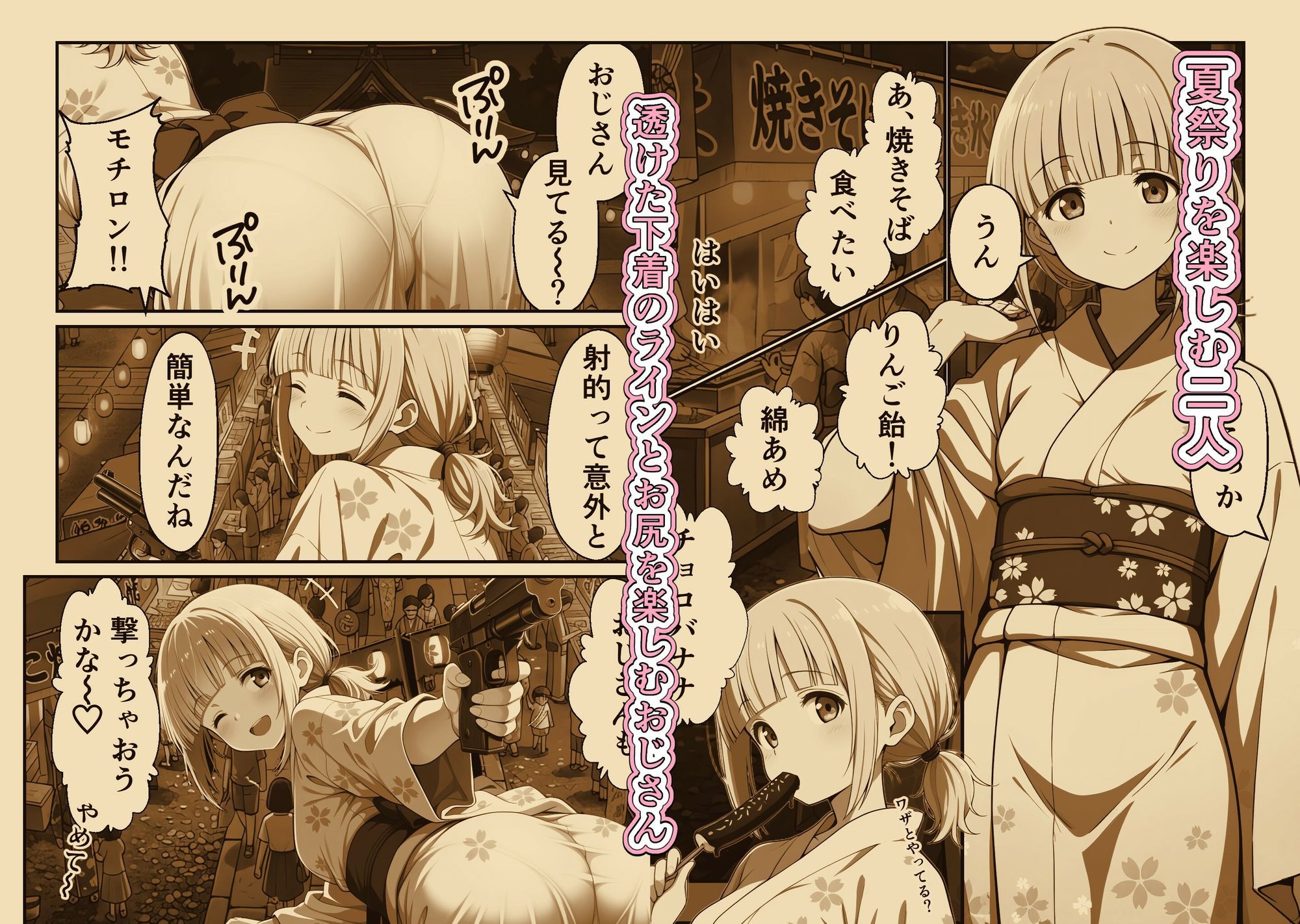 金髪ちゃんと夏祭り 〜浴衣デートで大興奮〜 試し読み 5